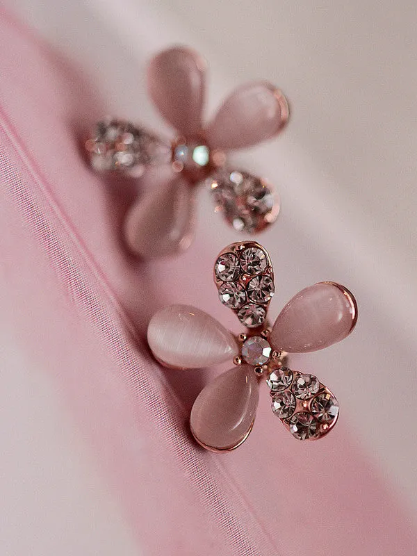 Korean style flower earrings