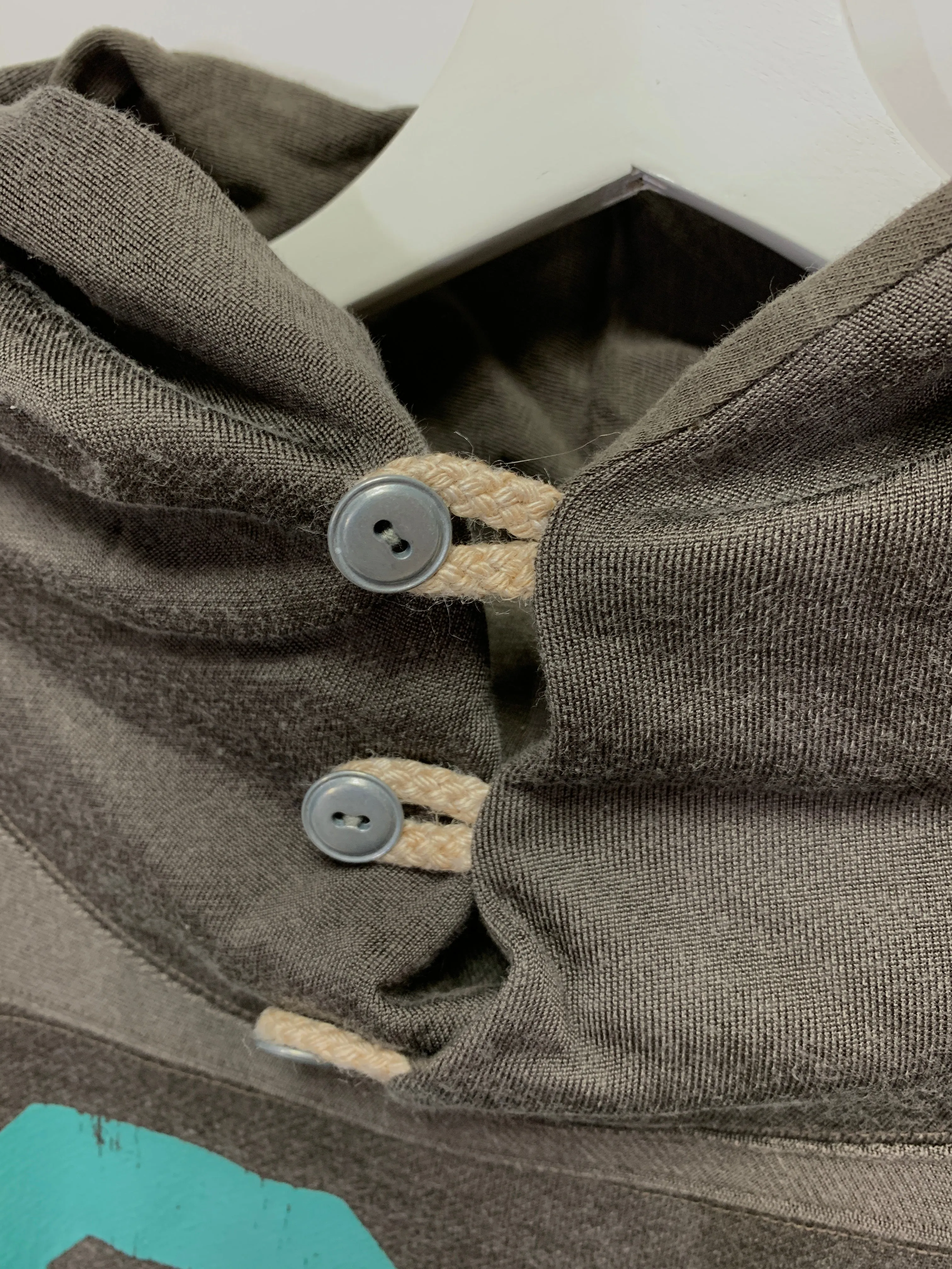 [L] Kapital Sport Football Pullover Hoodie Grey