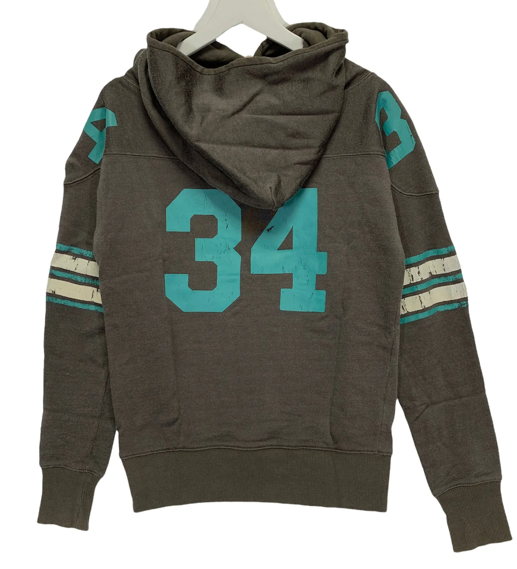 [L] Kapital Sport Football Pullover Hoodie Grey