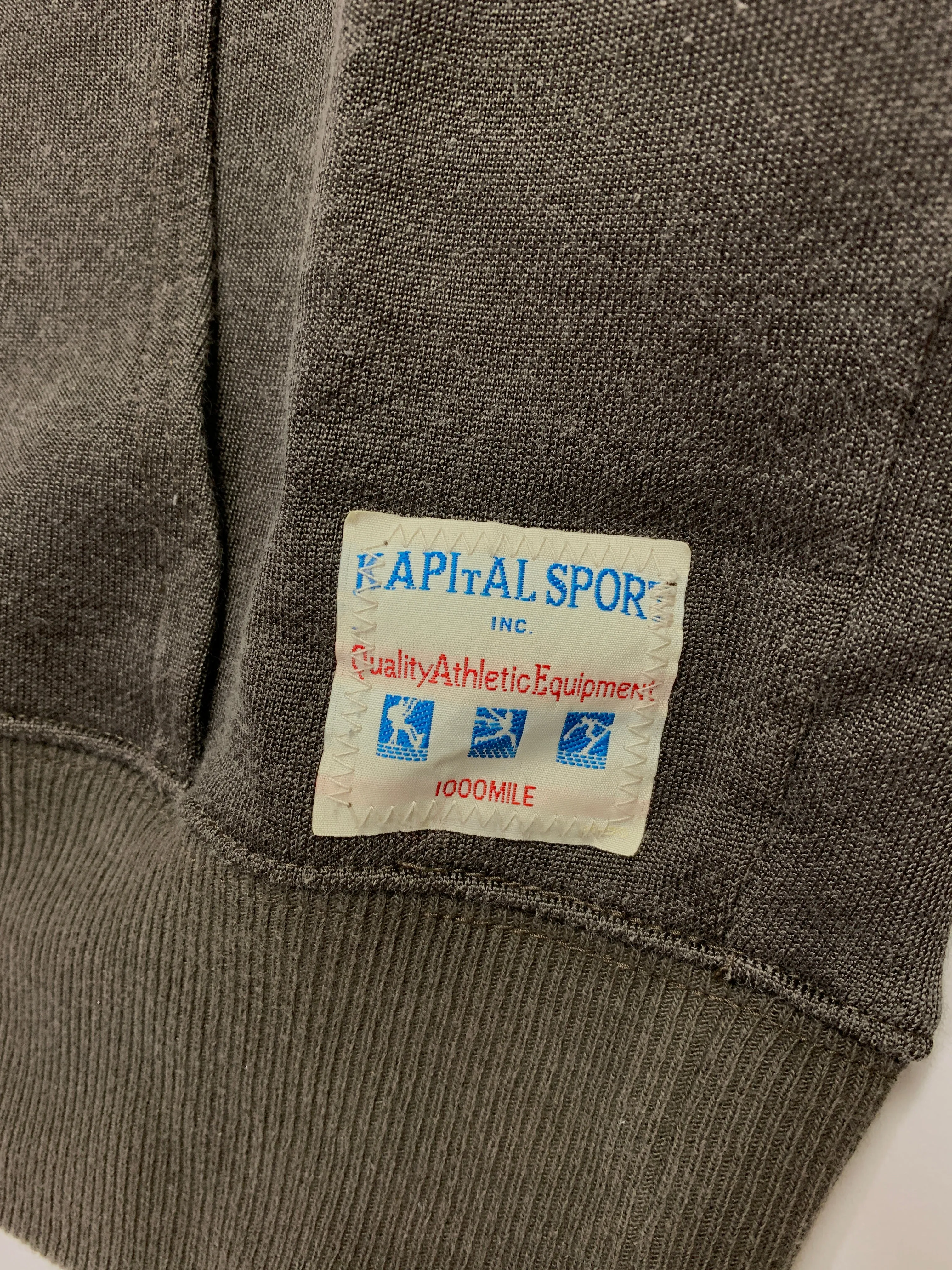 [L] Kapital Sport Football Pullover Hoodie Grey