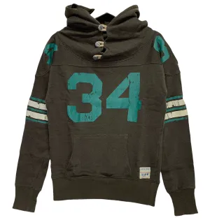 [L] Kapital Sport Football Pullover Hoodie Grey
