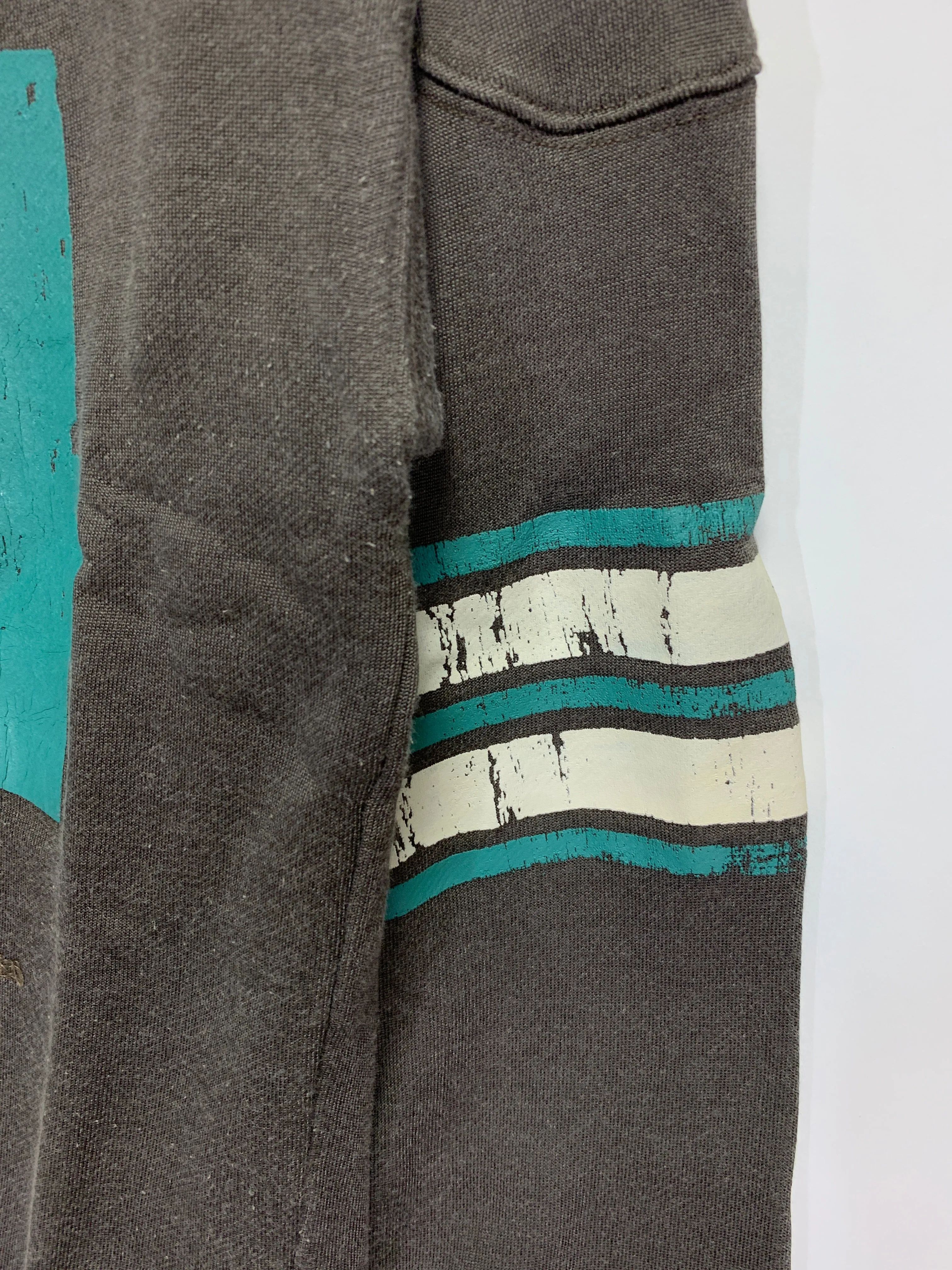 [L] Kapital Sport Football Pullover Hoodie Grey
