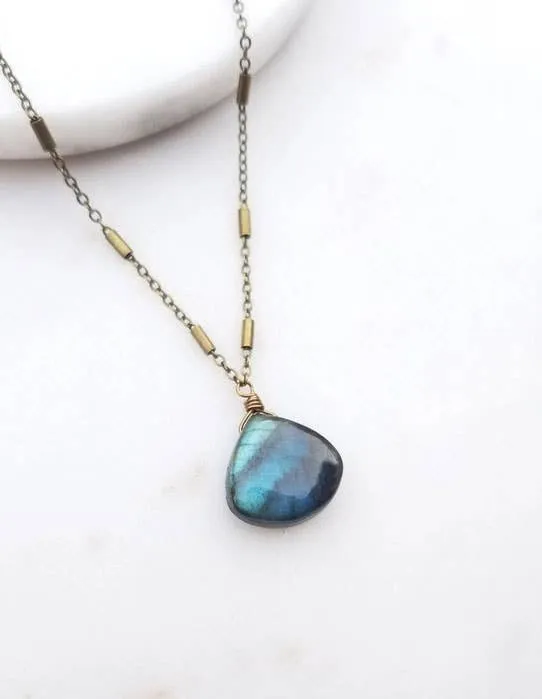 Labradorite Smooth Necklace