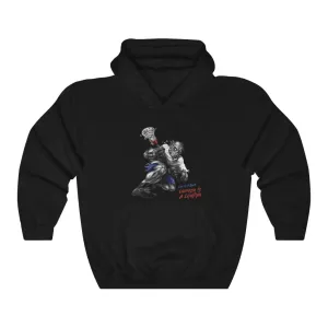 Lacrosse Zombie Distressed Premium Hoodie