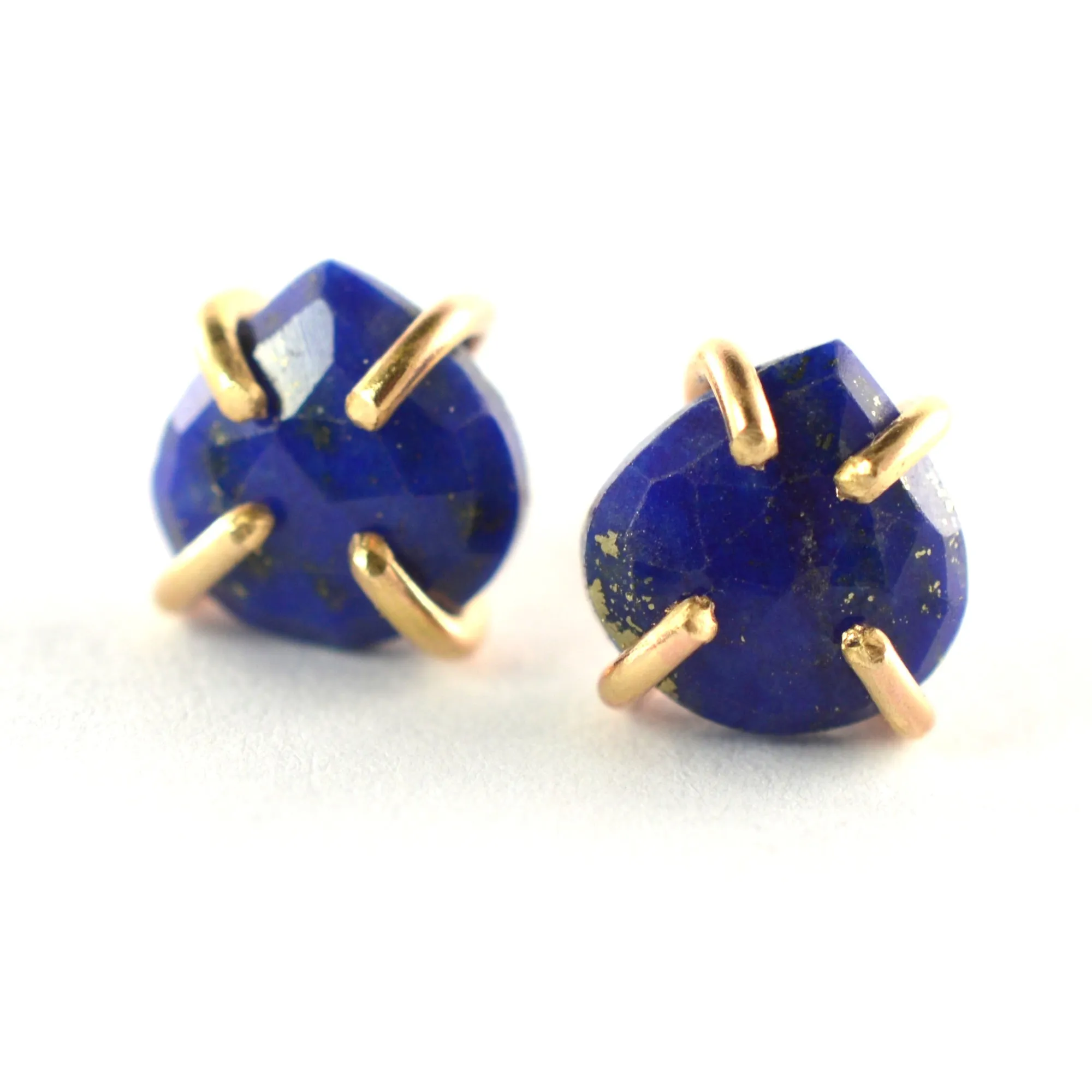 Lapis Stud Earrings