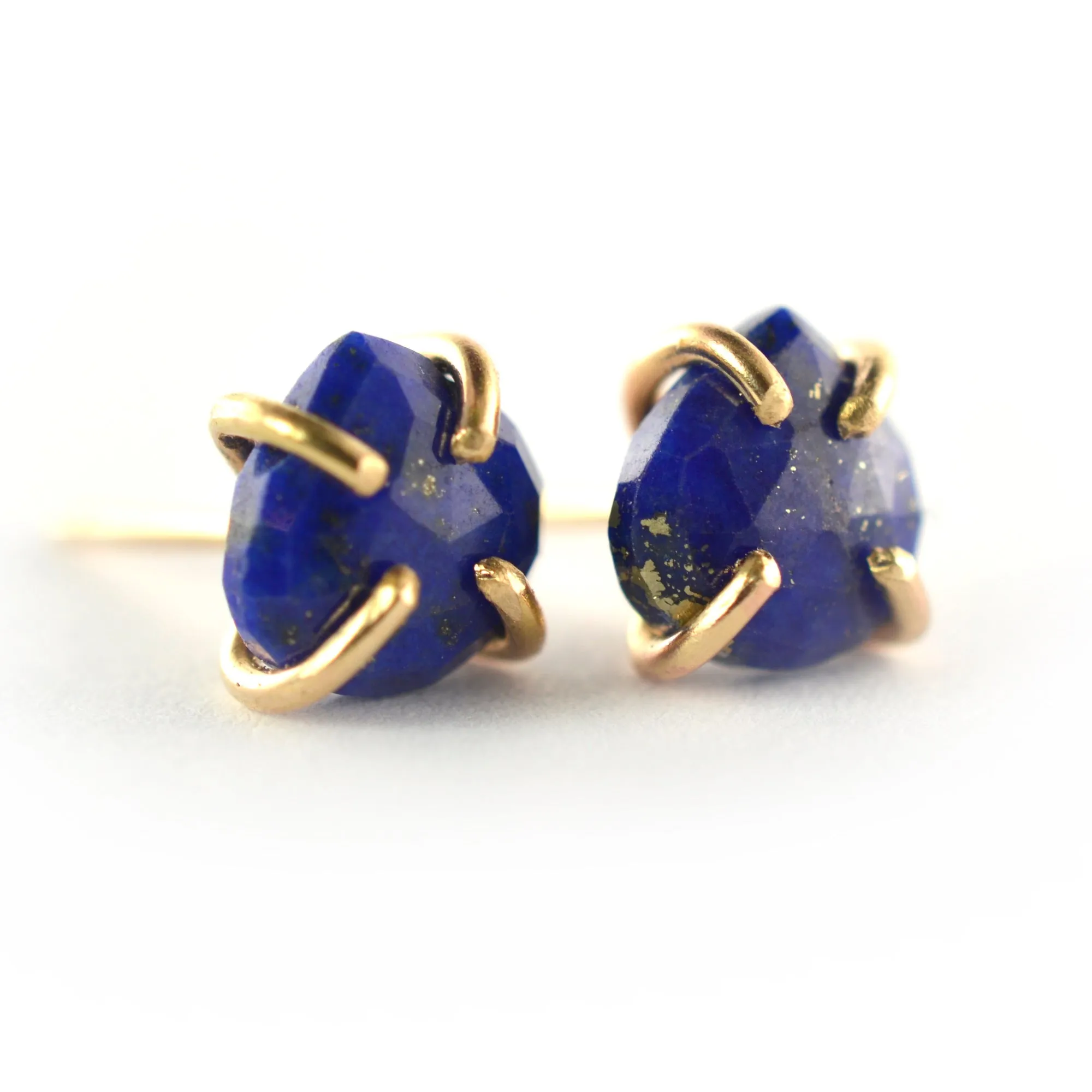 Lapis Stud Earrings