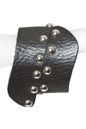 Leather Cuff With Studs