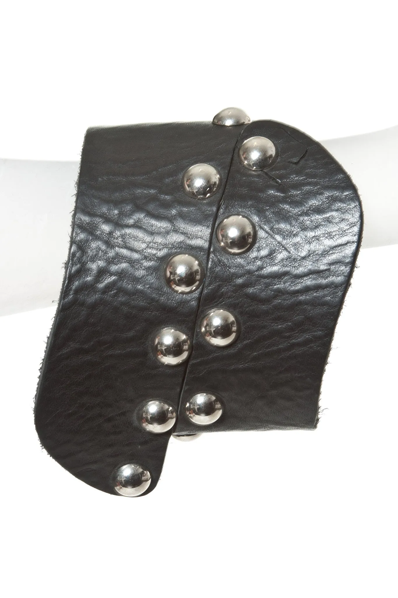 Leather Cuff With Studs