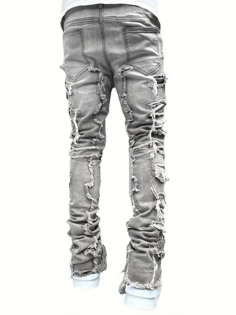 Liam – Jeans in extra gescheurde stijl voor heren