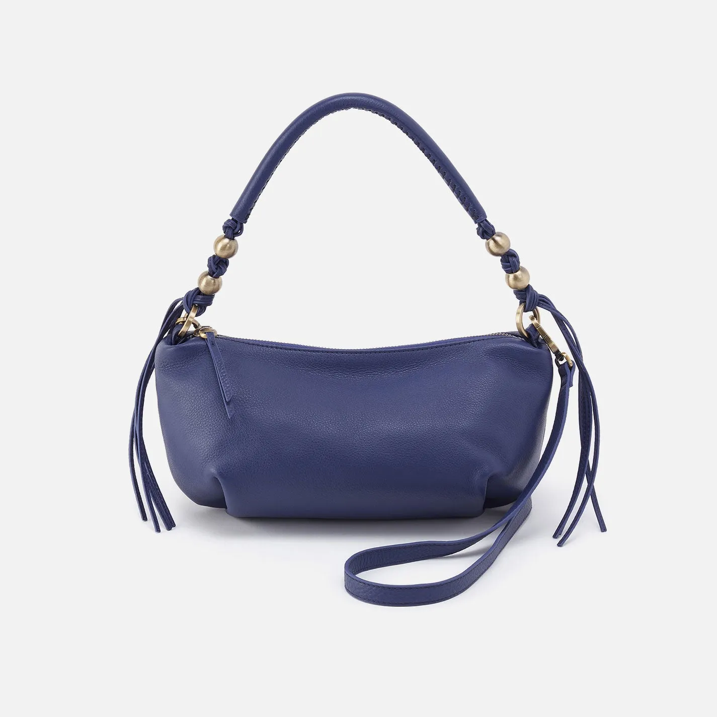 Lindley Crossbody In Pebbled Leather - Dark Iris
