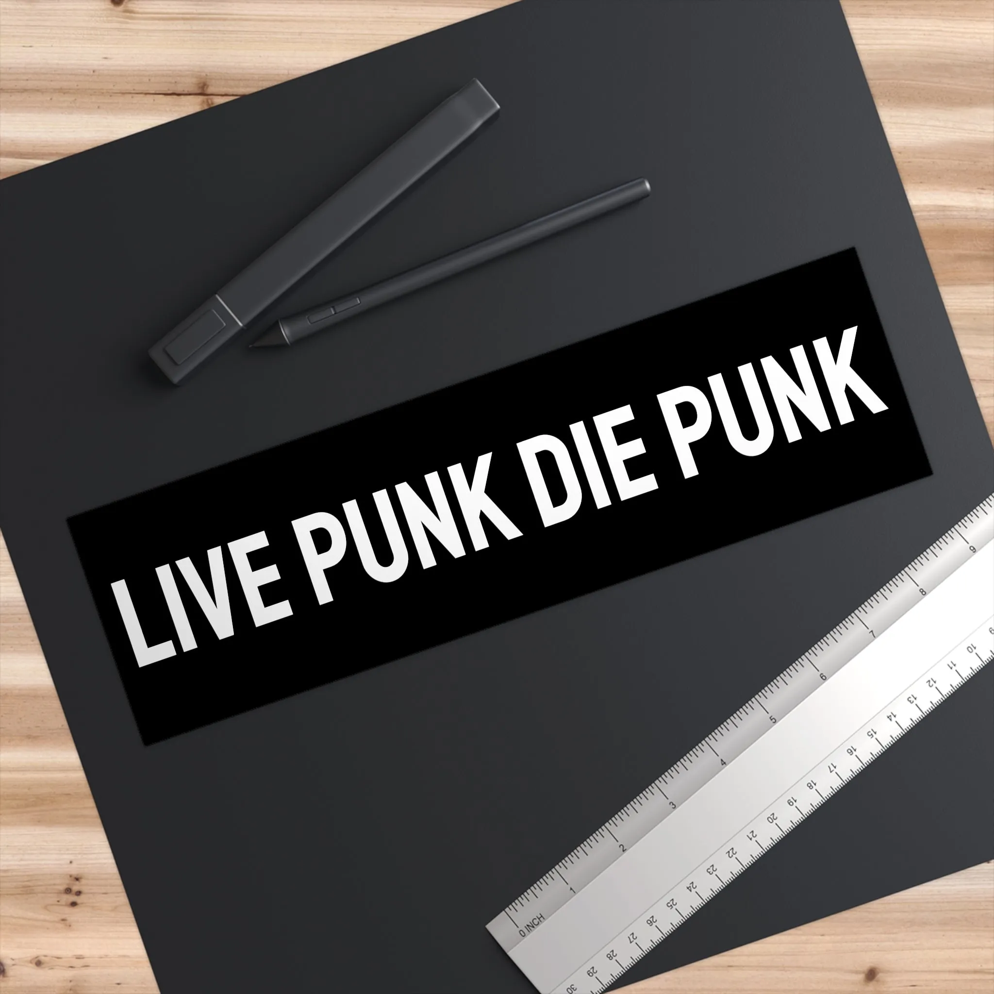Live Punk Die Punk - Bumper Sticker