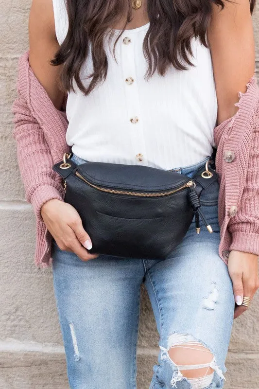Luxe Convertible Sling Bag / Fanny Pack