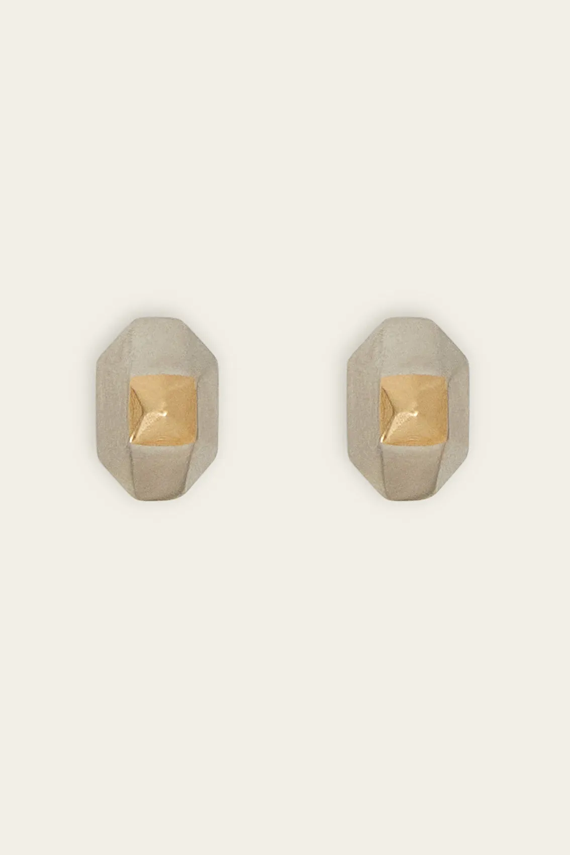 MAXI METAL STUD EARRINGS