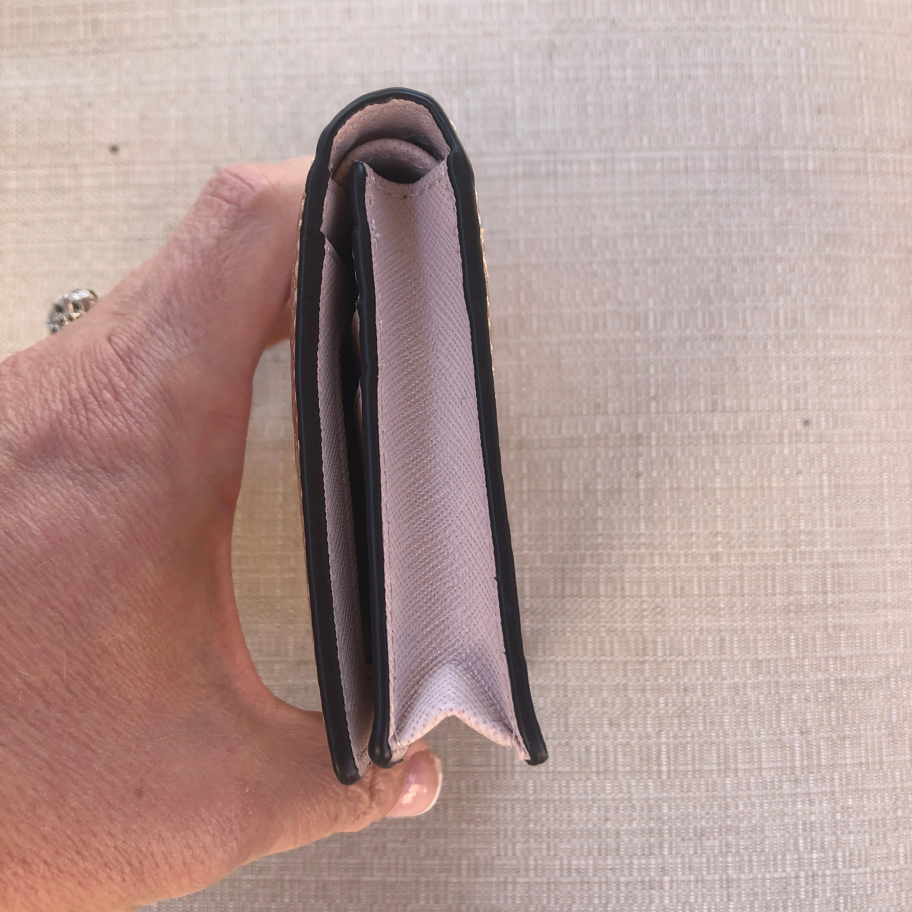 Michael Kors Wallet in Metallic Pink
