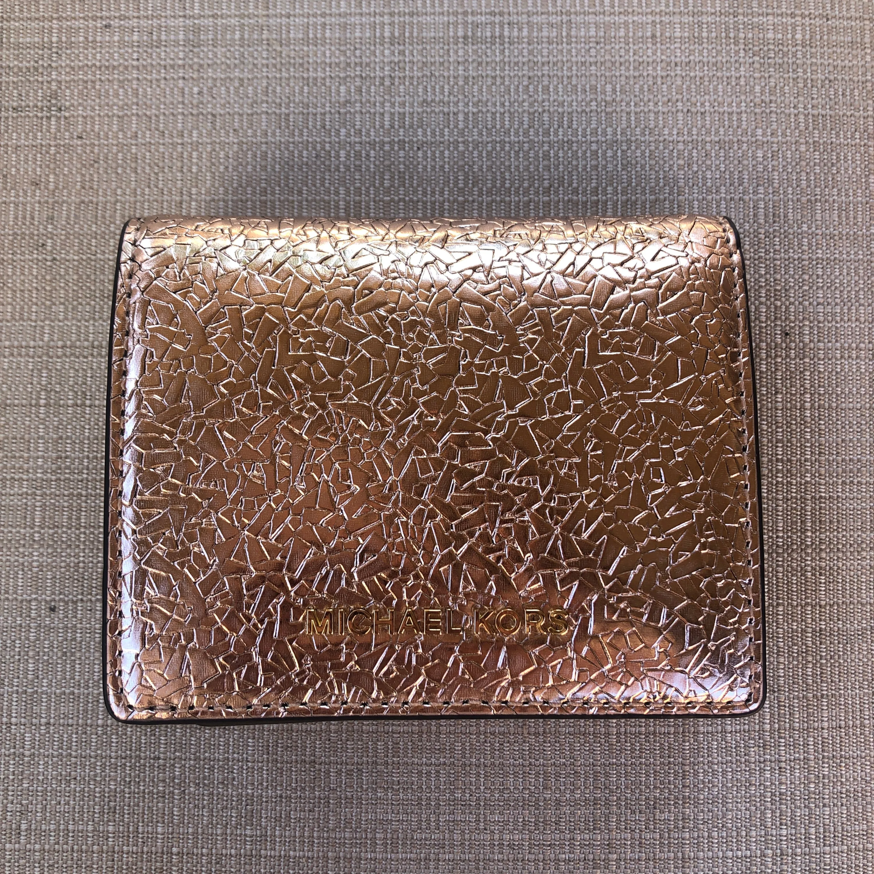 Michael Kors Wallet in Metallic Pink