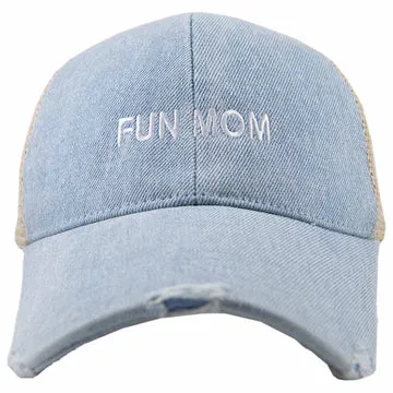 Mom hats Boy mom Girl mom Embroidered distressed womens trucker caps Personalizable