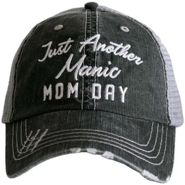 Mom hats Boy mom Girl mom Embroidered distressed womens trucker caps Personalizable