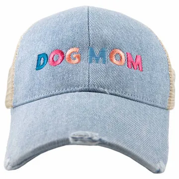 Mom hats Boy mom Girl mom Embroidered distressed womens trucker caps Personalizable