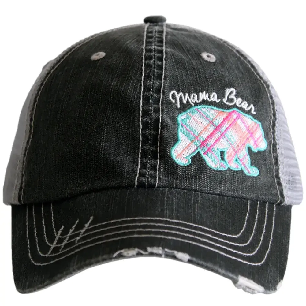 Mom hats Boy mom Girl mom Embroidered distressed womens trucker caps Personalizable