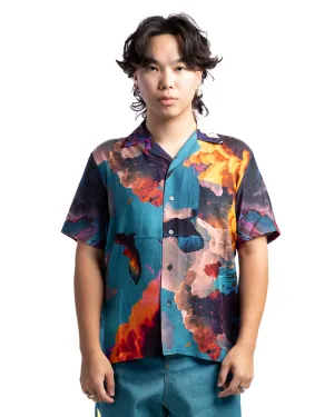 MOTR Hawaian SS Shirt Clouds Print