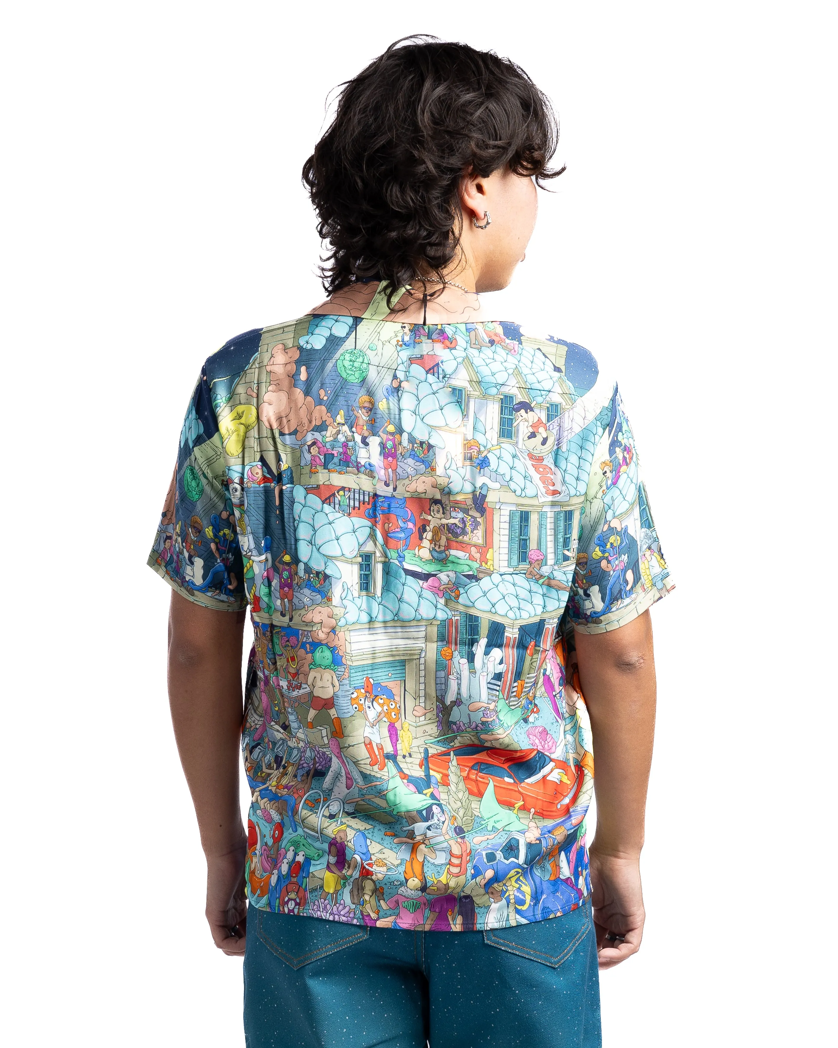MOTR Hawaian SS Shirt Party Print