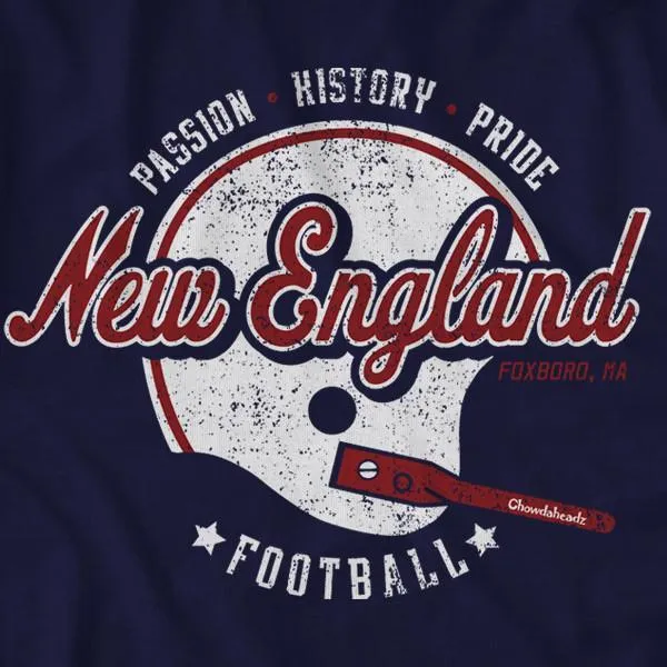 New England Football Passion History Pride T-Shirt