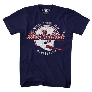 New England Football Passion History Pride T-Shirt