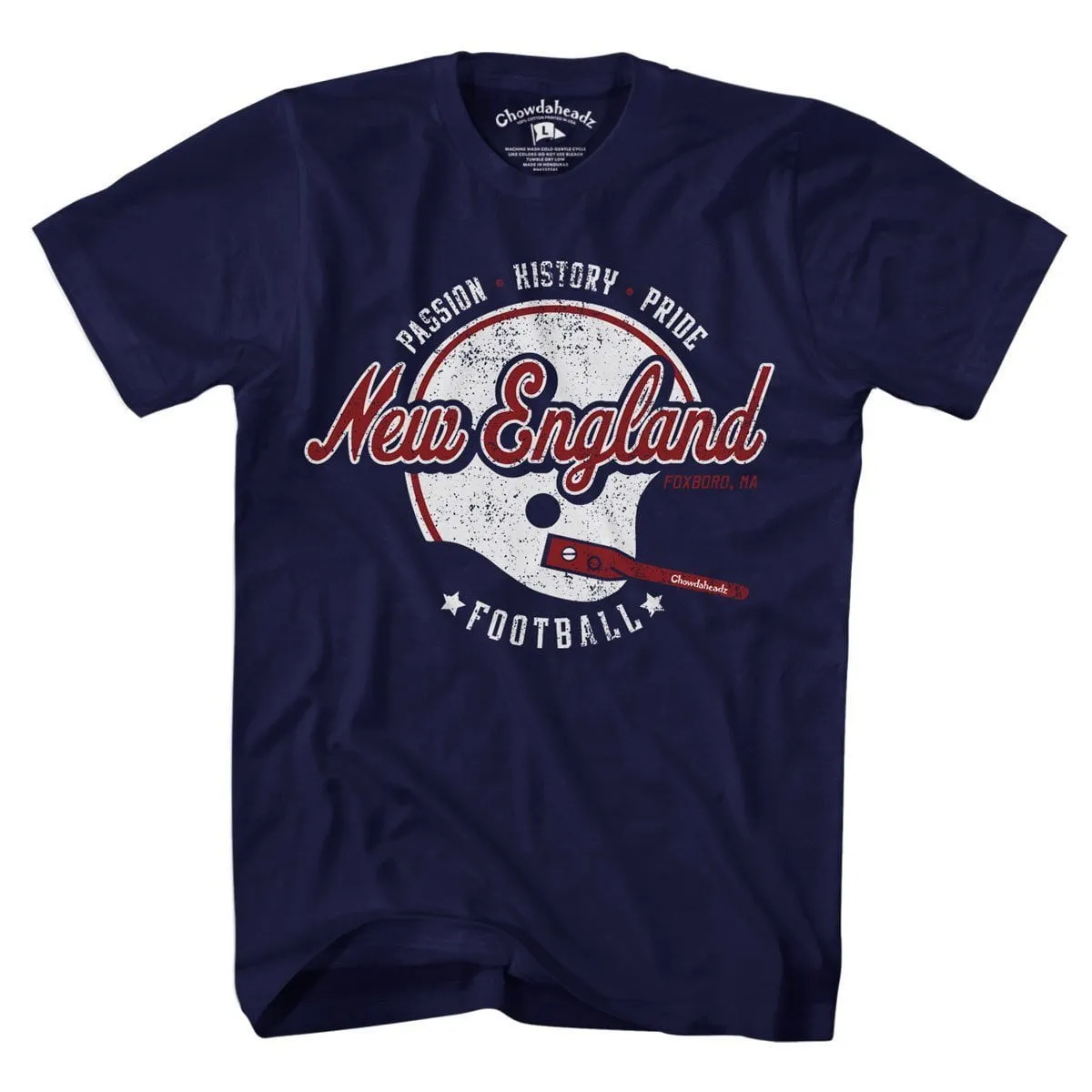 New England Football Passion History Pride T-Shirt