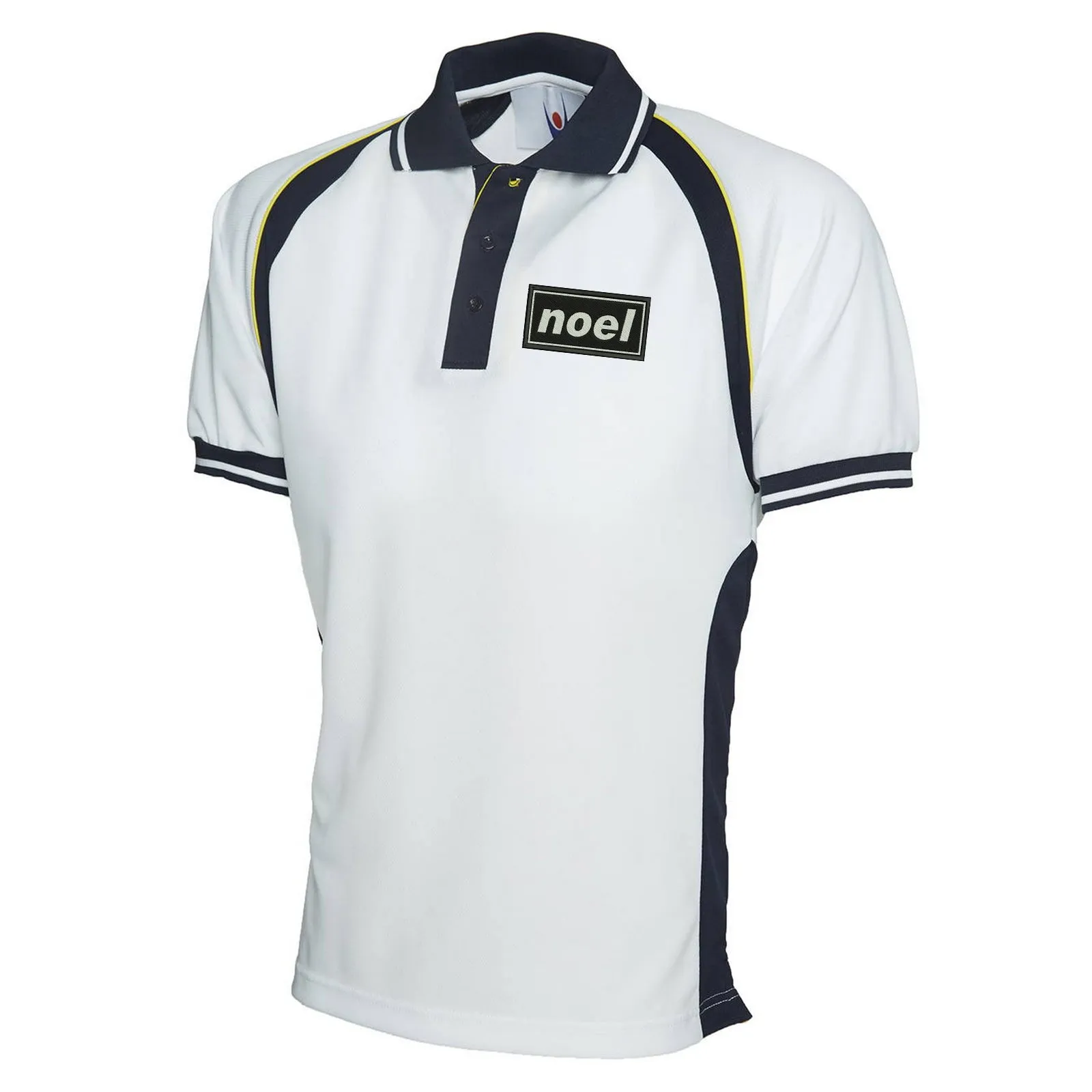 Noel Embroidered Sports Polo Shirt