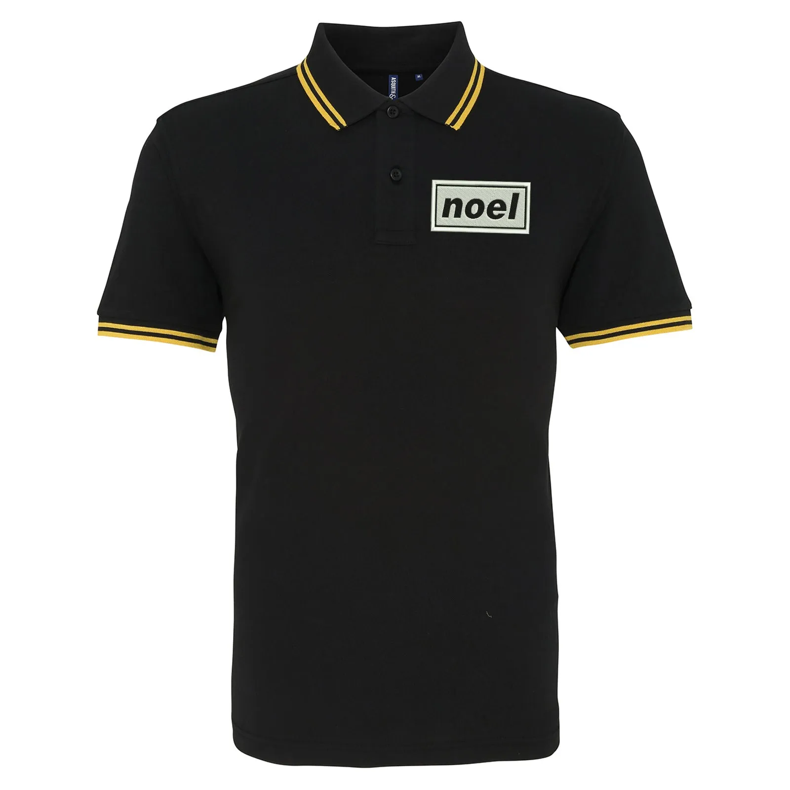Noel Embroidered Tipped Polo Shirt