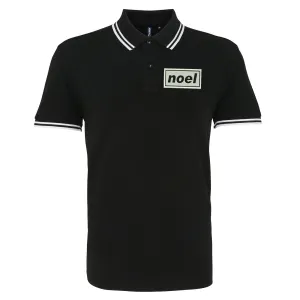 Noel Embroidered Tipped Polo Shirt