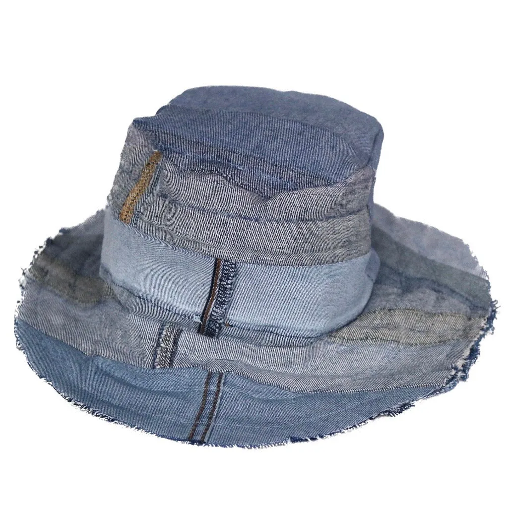 On Top - Reversible Denim Bucket Hat
