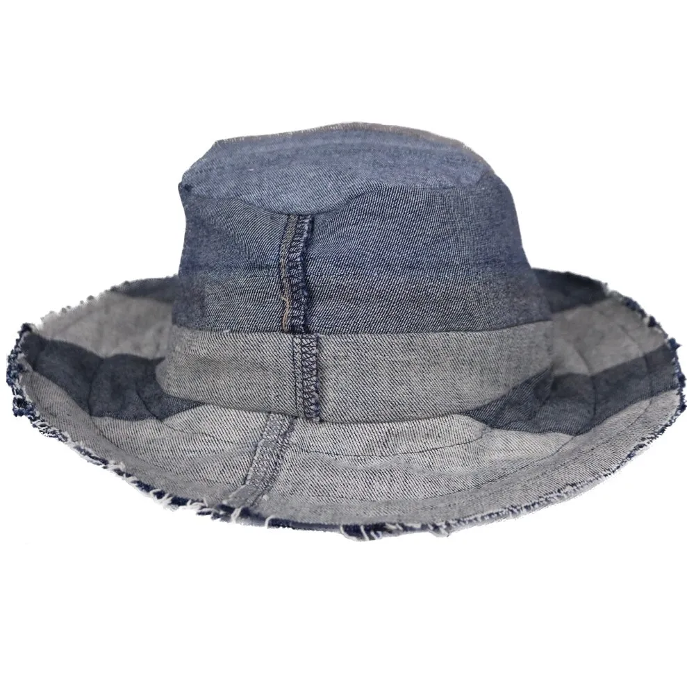 On Top - Reversible Denim Bucket Hat