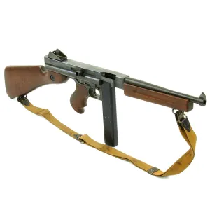 Original U.S. WWII Thompson M1A1 Display Submachine Gun with Steel Display Receiver - Serial 192439