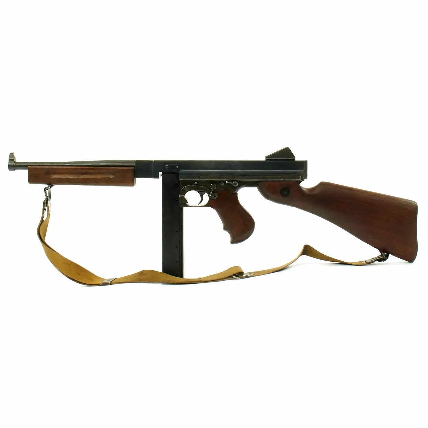 Original U.S. WWII Thompson M1A1 Display Submachine Gun with Steel Display Receiver - Serial 192439