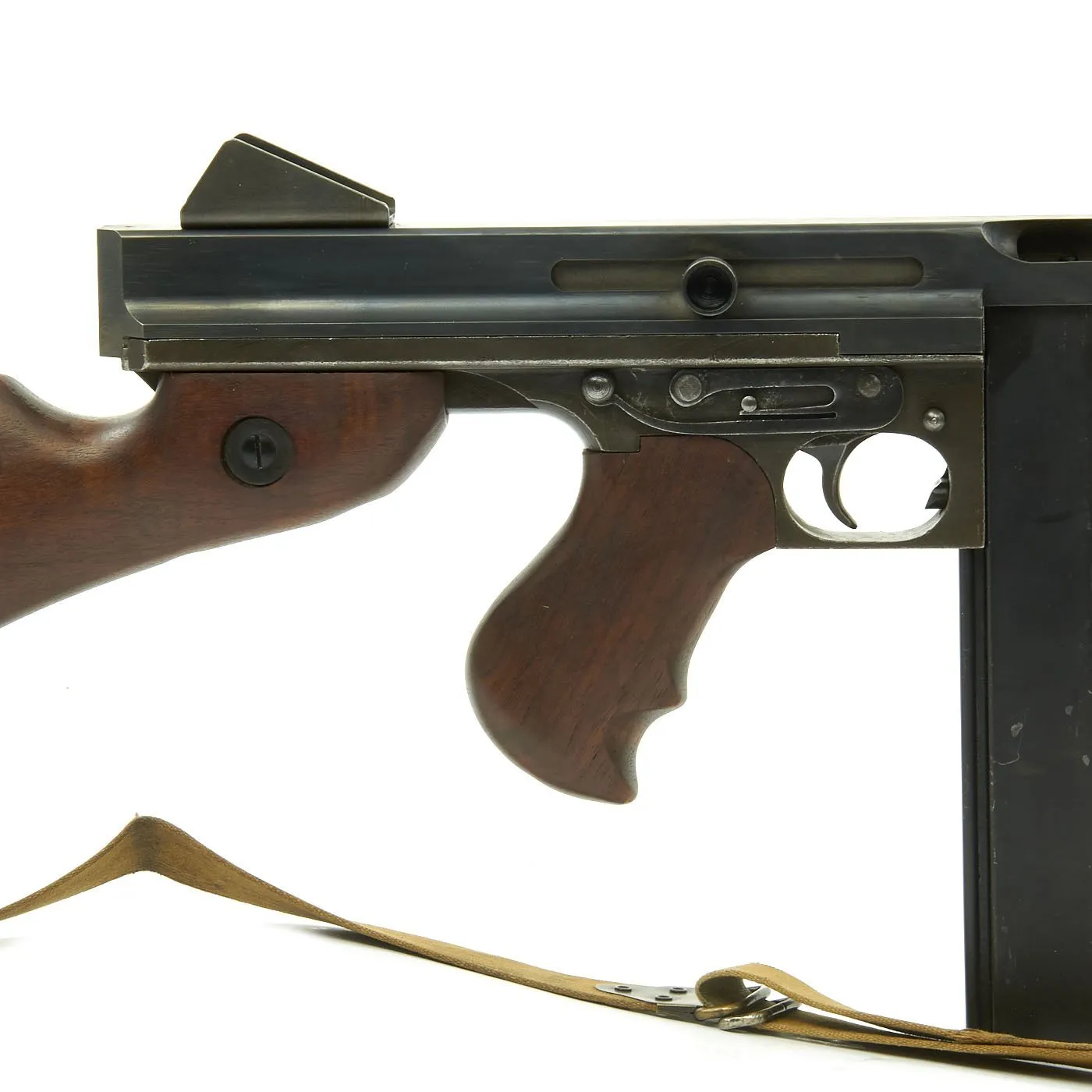 Original U.S. WWII Thompson M1A1 Display Submachine Gun with Steel Display Receiver - Serial 192439