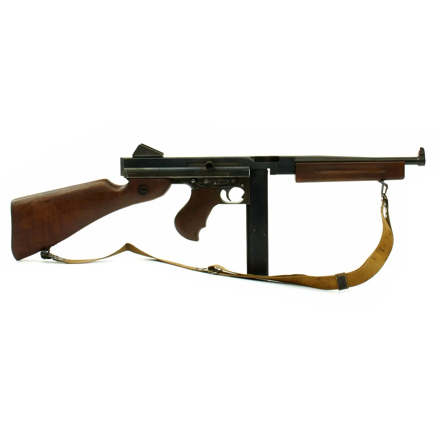 Original U.S. WWII Thompson M1A1 Display Submachine Gun with Steel Display Receiver - Serial 192439