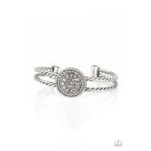 Paparazzi Definitely Dazzling - Silver Bracelet