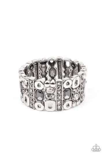 Paparazzi - Dynamically Diverse -Silver Bracelet