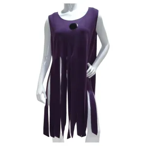 Pierre Cardin Reissued Purple Fringe Top