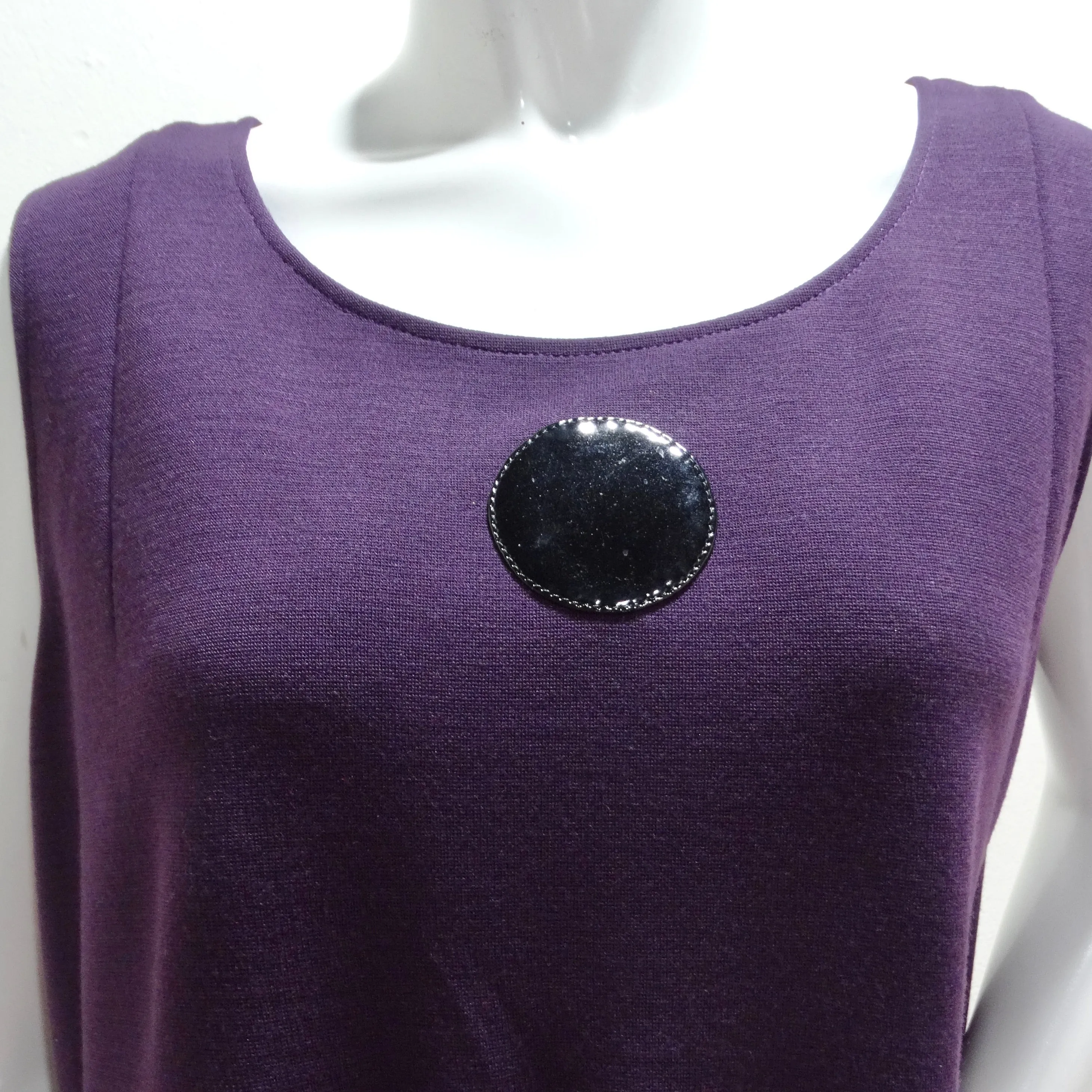 Pierre Cardin Reissued Purple Fringe Top