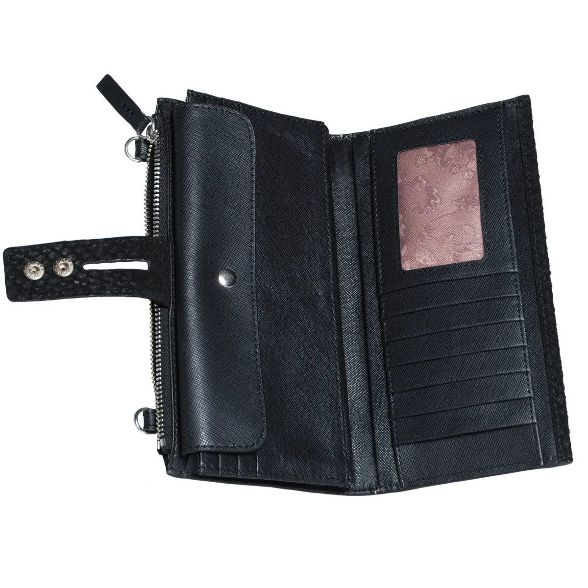 PITA: Multi-Sections Leather Clutch/ Wallet