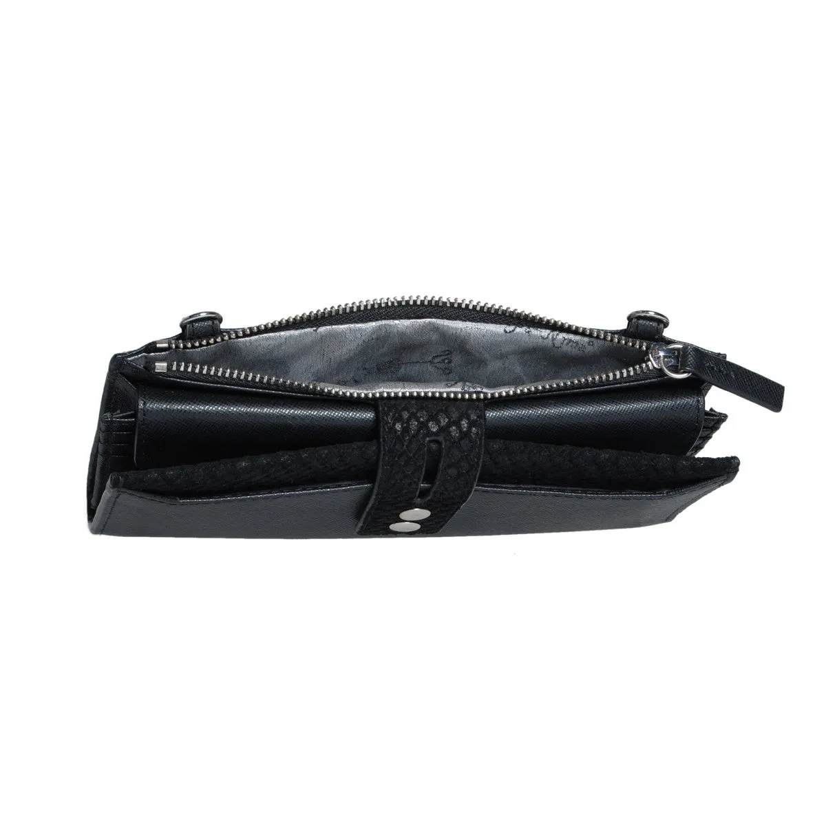 PITA: Multi-Sections Leather Clutch/ Wallet