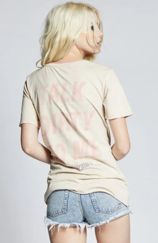 Poison Talk Dirty to Me Boyfriend Tee, Recycled Karma