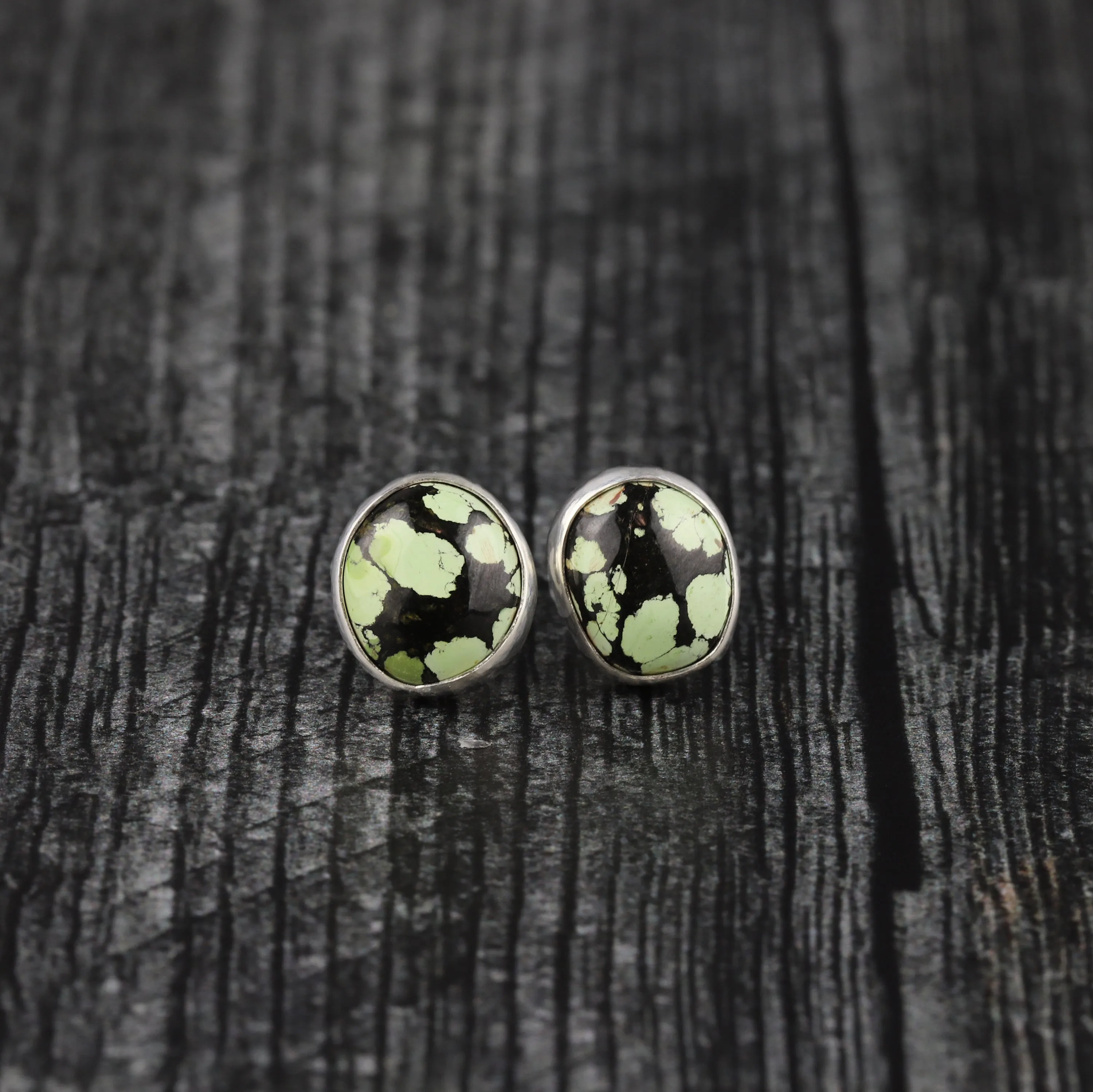 Poseidon Variscite Studs No.24