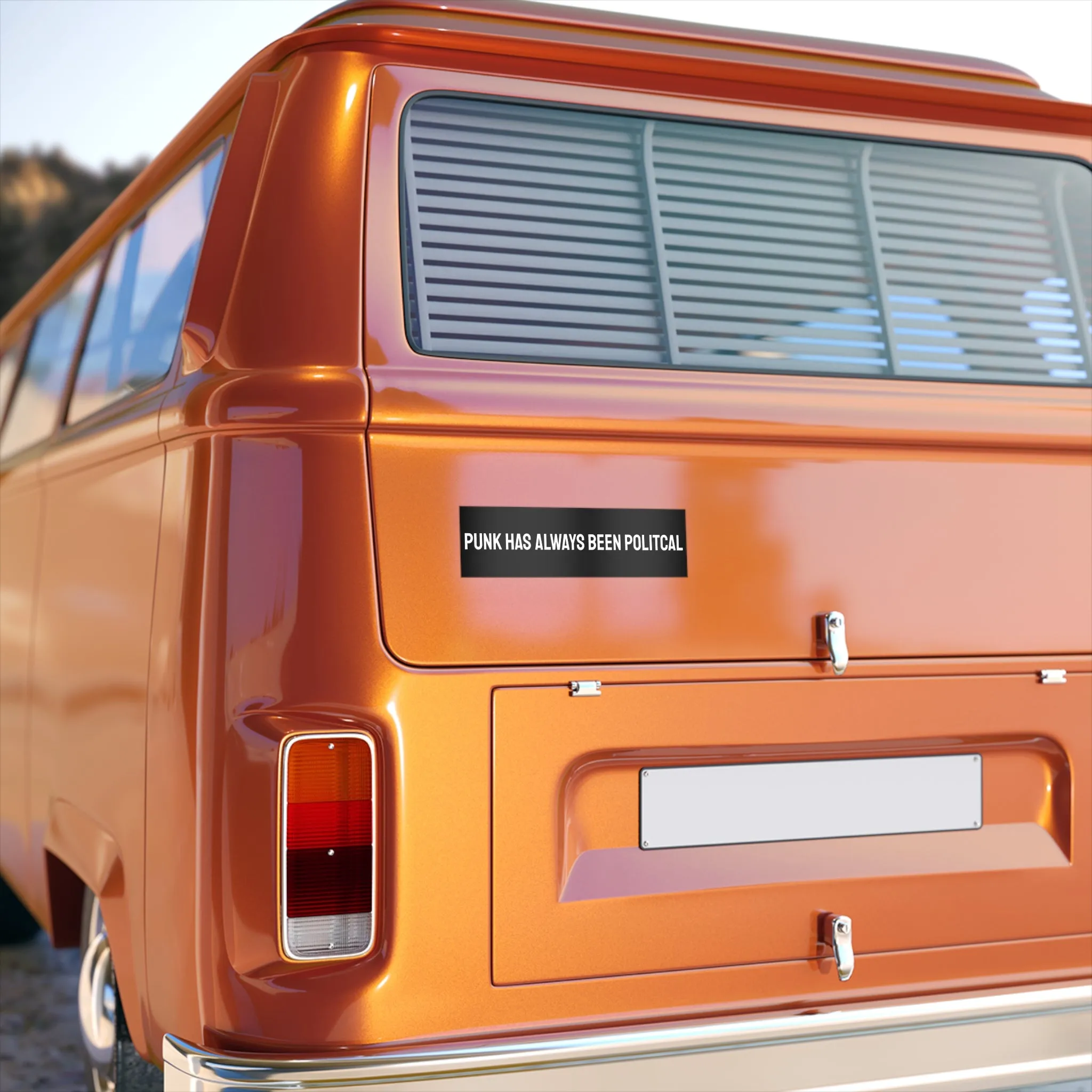 Punk Has Always Been Political - Bumper Sticker