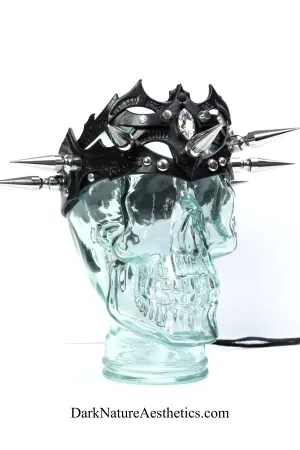 "Deep Abyss" Wrath Spiked Black Crown