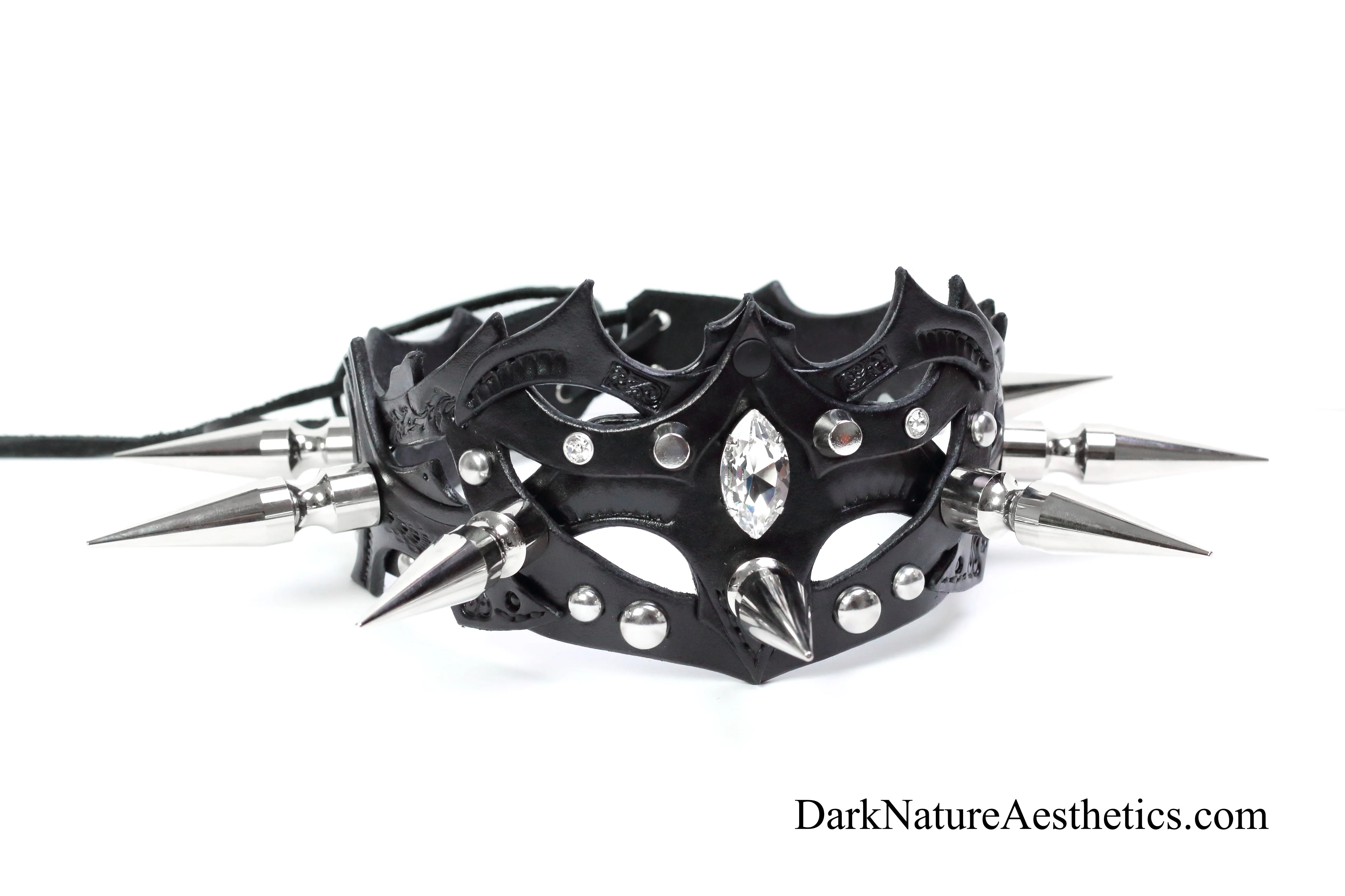 "Deep Abyss" Wrath Spiked Black Crown