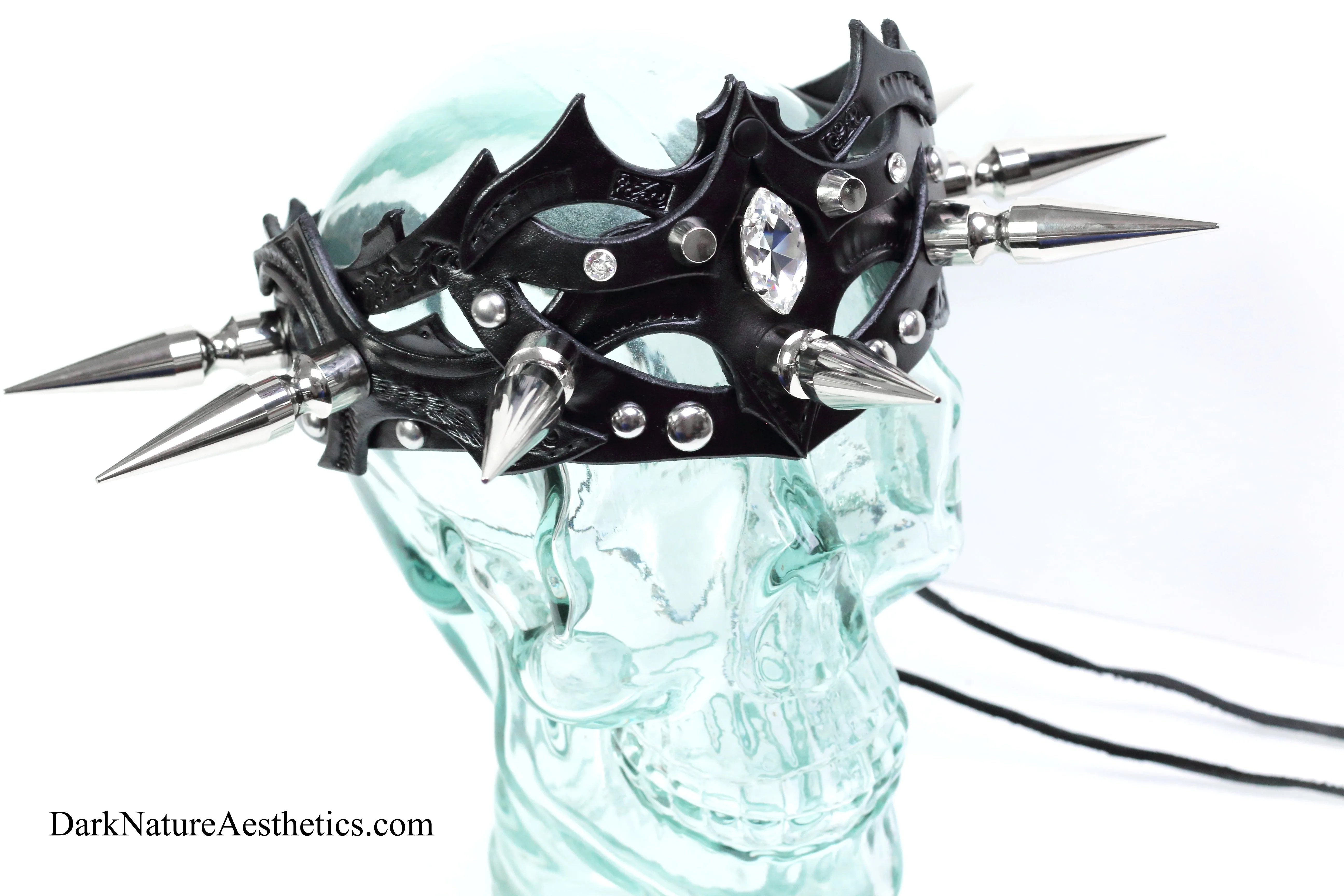 "Deep Abyss" Wrath Spiked Black Crown