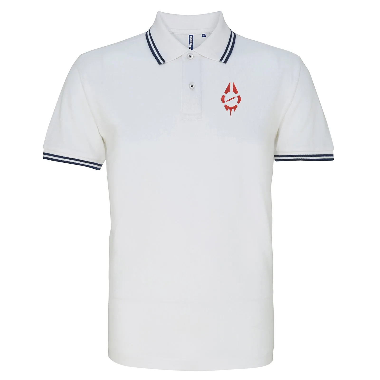 Radio Birdman Embroidered Tipped Polo Shirt